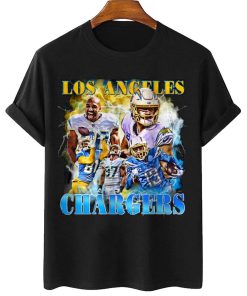 Mockup T Shirt 1 TSBN019 Justin Herbert Joey Bosa Bootleg Style Los Angeles Chargers