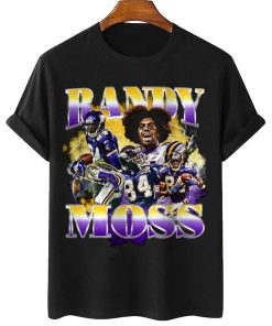 Mockup T Shirt 1 TSBN021 Randy Moss Bootleg Style Minnesota Vikings