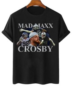 Mockup T Shirt 1 TSBN032 Mad Maxx Crosby Bootleg Style Las Vegas Raiders