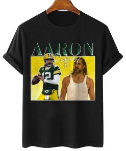 Mockup T Shirt 1 TSBN039 Aaron Rodgers Bootleg Style Green Bay Packers