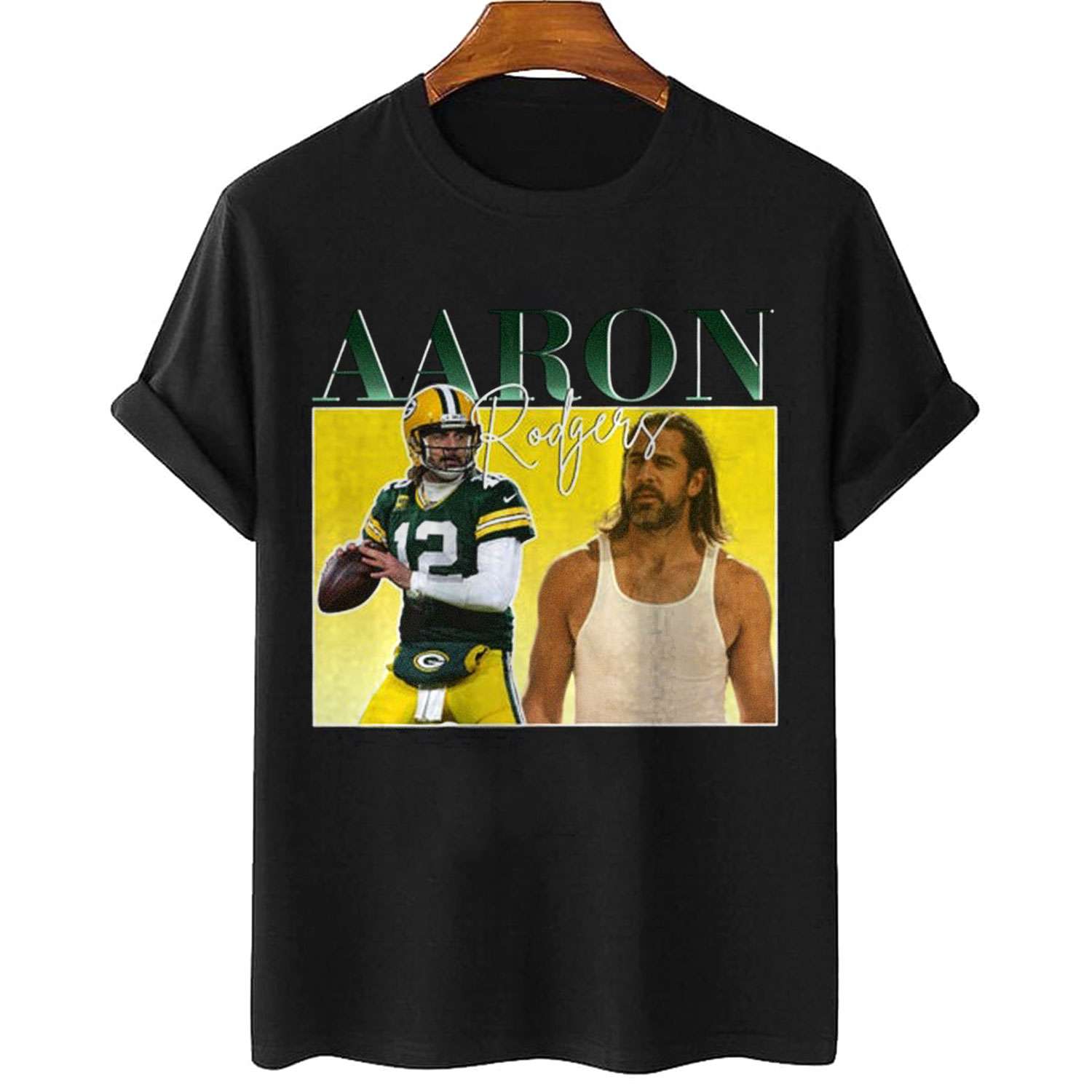 Aaron Rodgers Bootleg Style Green Bay Packers T-shirt - Cruel Ball