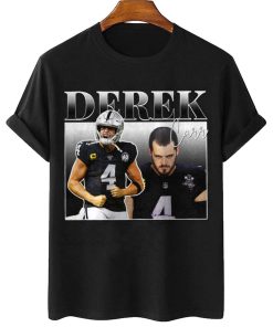 Mockup T Shirt 1 TSBN069 Derek Carr Vintage Style Las Vegas Raiders