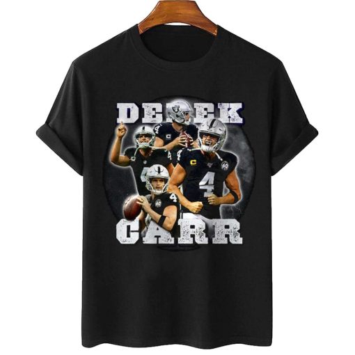 Mockup T Shirt 1 TSBN070 Derek Carr Bootleg Style Las Vegas Raiders