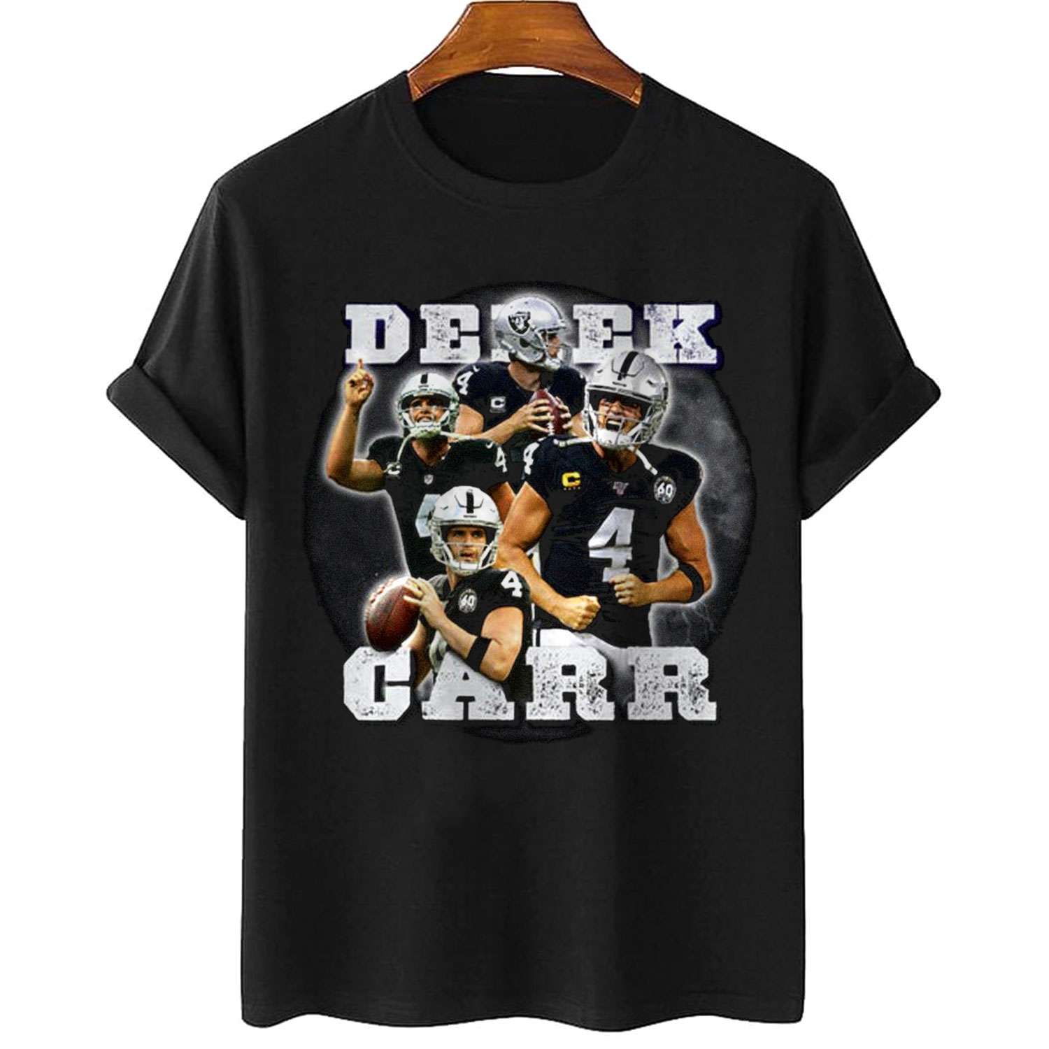 Oakland Raiders Mens T Shirt Derek Carr in CARR We 