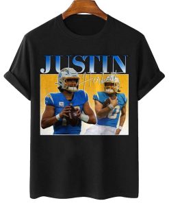 Mockup T Shirt 1 TSBN076 Justin Herbert Bootleg Style Los Angeles Chargers