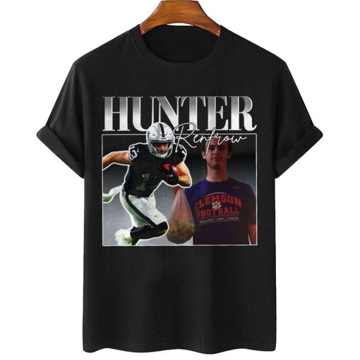 Mockup T Shirt 1 TSBN077 Hunter Renfrow Bootleg Style Las Vegas Raiders
