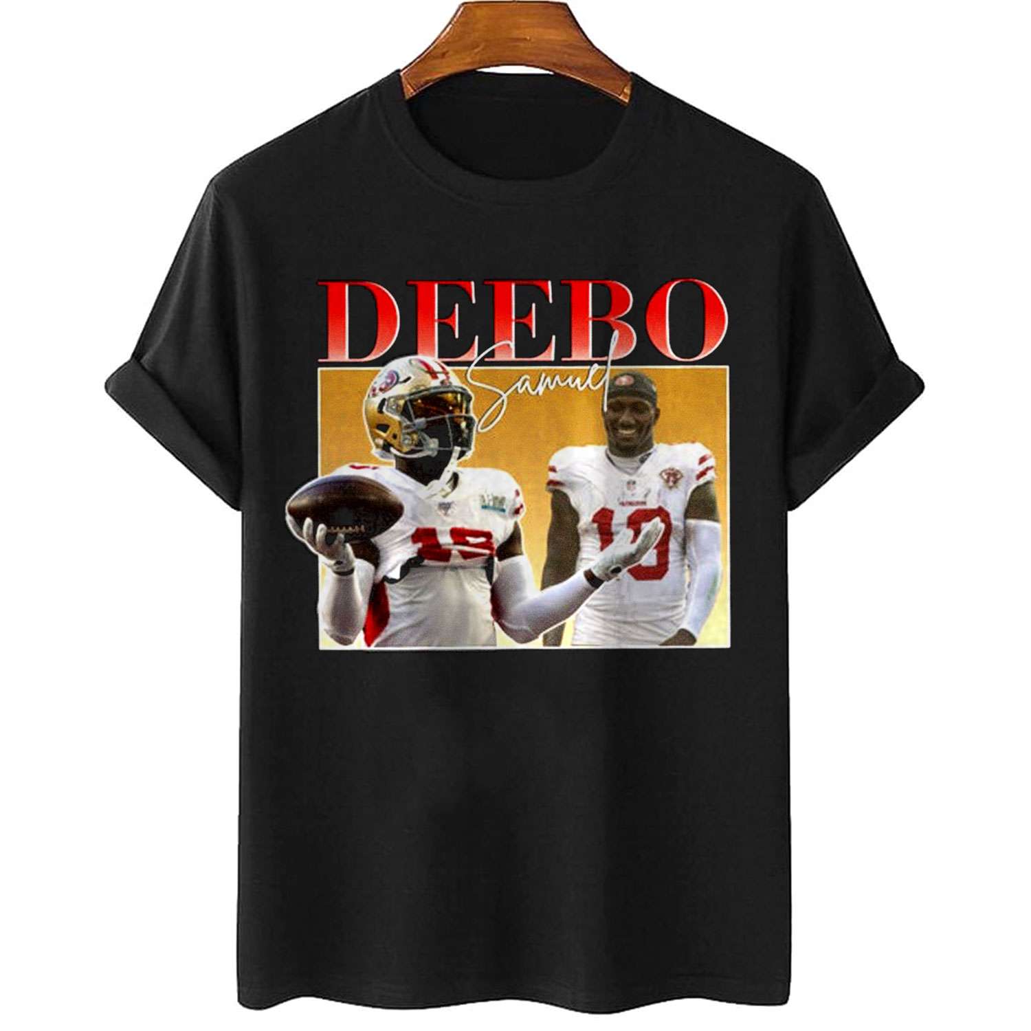 Deebo Samuel San Francisco 49ers Niners Football Rap Style Tee T-Shirt S-5XL