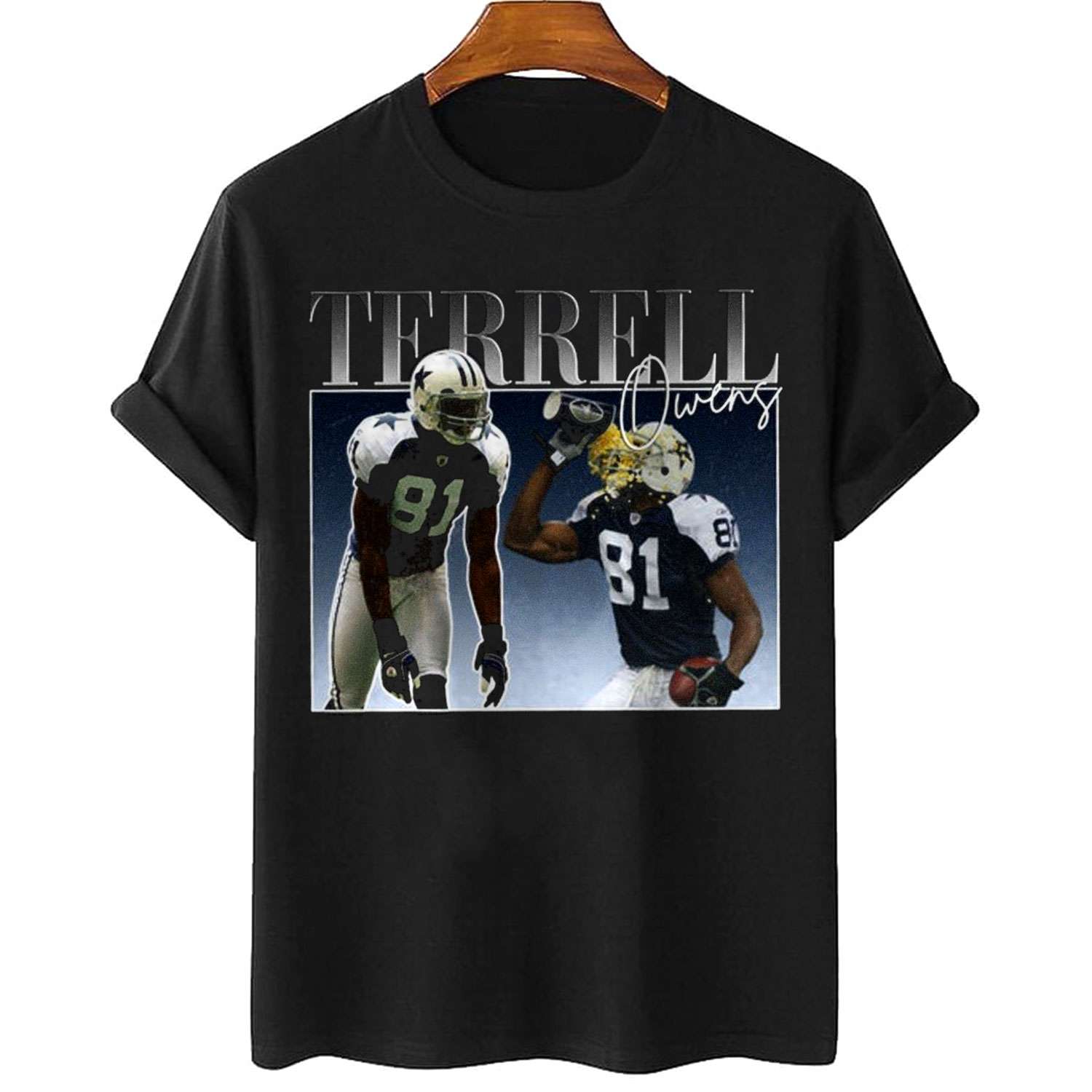 Terrell Owens Bootleg Style Dallas Cowboys T-shirt