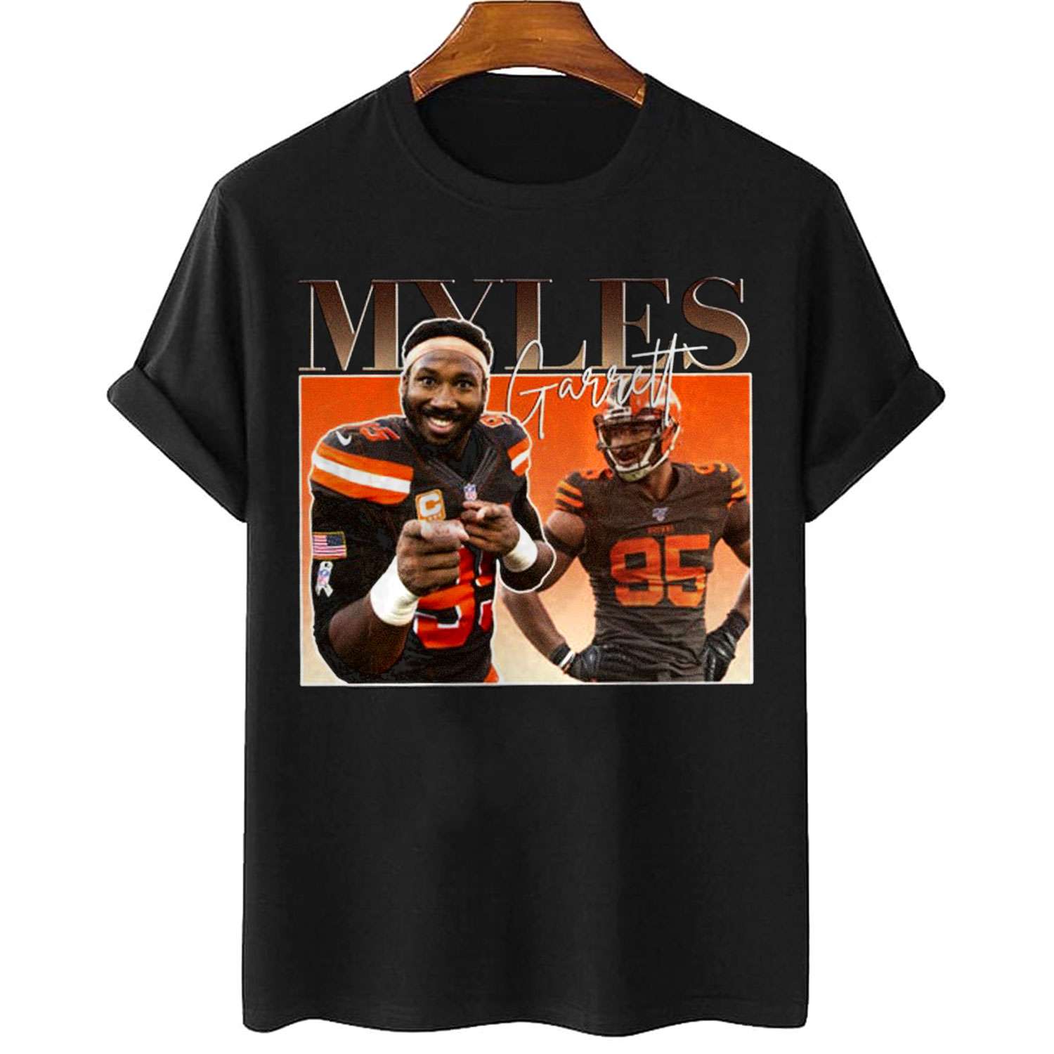 Myles Garrett Bootleg Style Cleveland Browns T-shirt - Cruel Ball