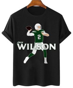 Mockup T Shirt 1 TSBN086 Zach Wilson Cartoon Style New York Jets