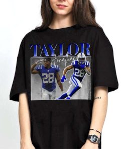 Mockup T Shirt 2 TSBN012 Jonathan Taylor Vintage Retro Style Indianapolis Colts