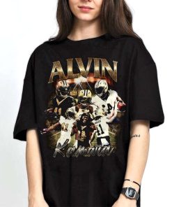 Mockup T Shirt 2 TSBN015 Alvin Kamara Bootleg Style New Orleans Saints