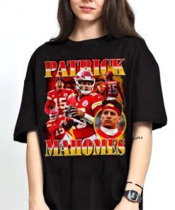 Mockup T Shirt 2 TSBN017 Patrick Mahomes Ii Bootleg Style Kansas City Chiefs