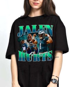Mockup T Shirt 2 TSBN024 Jalen Hurts Bootleg Style Philadelphia Eagles