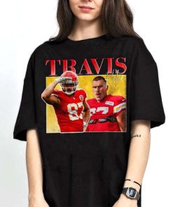 Mockup T Shirt 2 TSBN033 Travis Kelce Bootleg Style Kansas City Chiefs