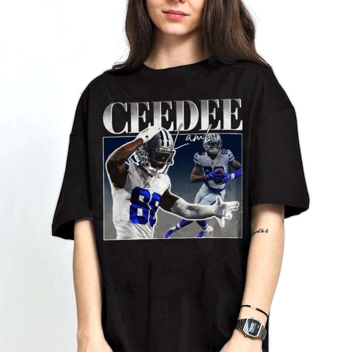 Ceedee Lamb Bootleg Style Dallas Cowboys T-shirt Ceedee Lamb Bootleg Style Dallas Cowboys T-shirt