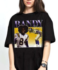 Mockup T Shirt 2 TSBN035 Randy Moss Bootleg Style Minnesota Vikings