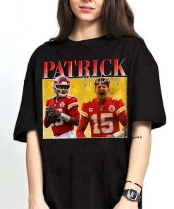 Mockup T Shirt 2 TSBN044 Patrick Mahomes Bootleg Style Kansas City Chiefs