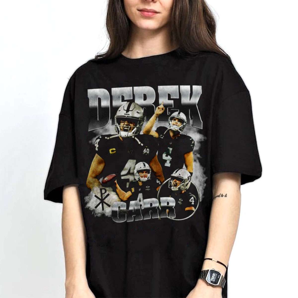 Derek Carr Bootleg Style Las Vegas Raiders Shirt Derek Carr Bootleg Style Las Vegas Raiders Shirt