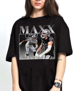 Mockup T Shirt 2 TSBN056 Mad Maxx Crosby Bootleg Style Las Vegas Raiders