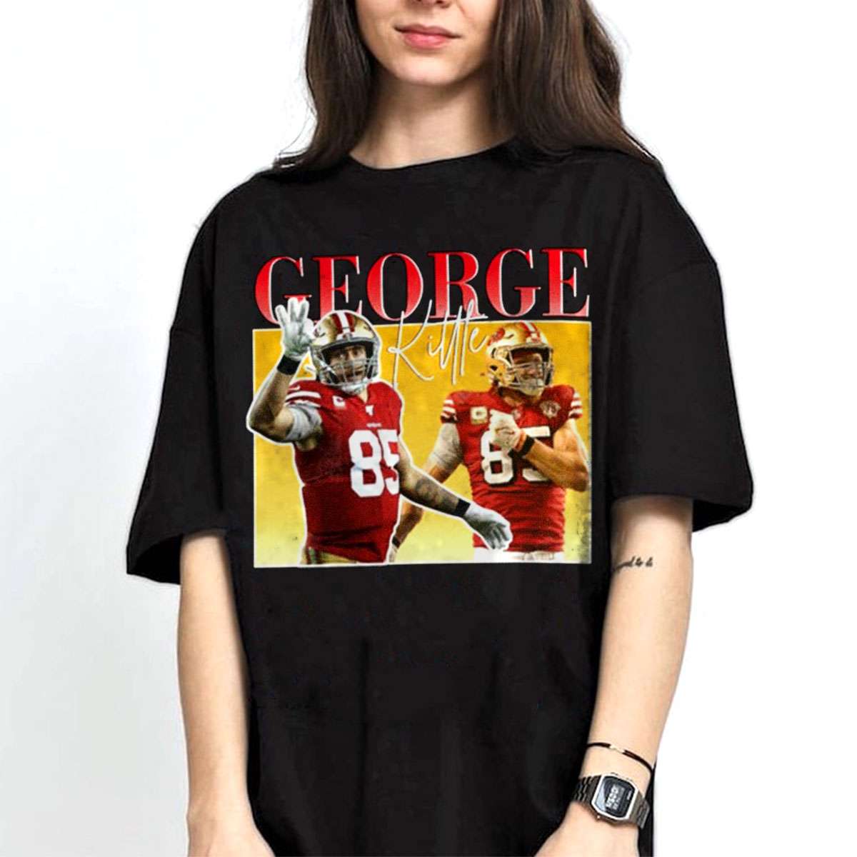 George Kittle Shirt - San Francisco 49ers - Vintage Retro 90s