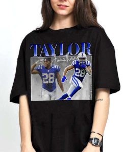 Mockup T Shirt 2 TSBN063 Jonathon Taylor Bootleg Style Indianapolis Colts