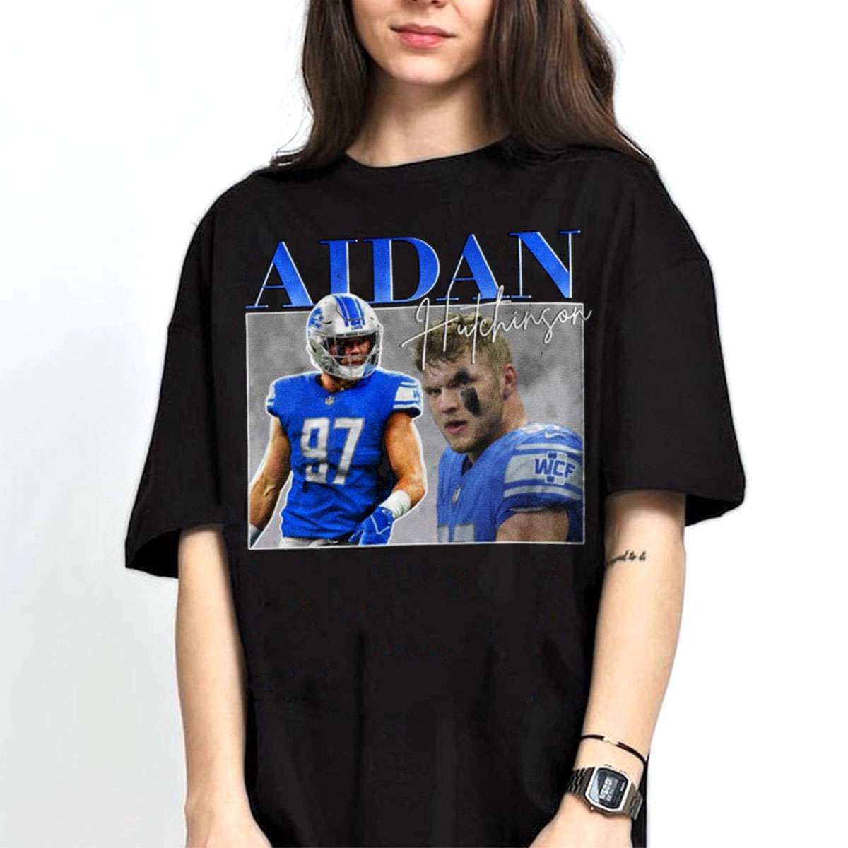Aidan Hutchinson Bootleg Style Detroit Lions T-shirt - Cruel Ball