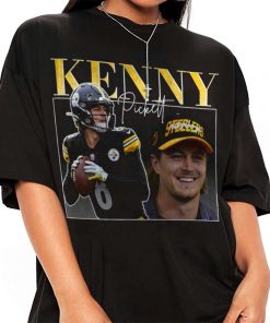 Mockup T Shirt 3 TSBN006 Kenny Pickett Vintage Retro Style Pittsburgh Steelers