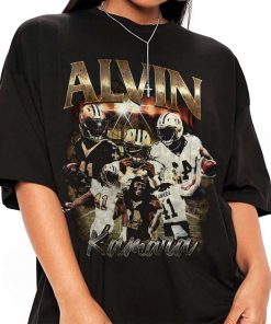Mockup T Shirt 3 TSBN015 Alvin Kamara Bootleg Style New Orleans Saints