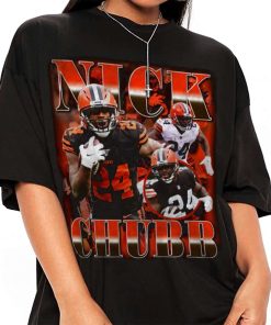 Nick Chubb Cleveland Browns cartoon football shirt - Limotees