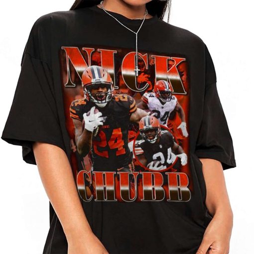 Nick Chubb Cleveland Browns cartoon football shirt - Limotees