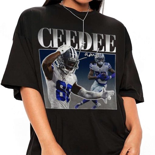 Mockup T Shirt 3 TSBN034 Ceedee Lamb Bootleg Style Dallas Cowboys