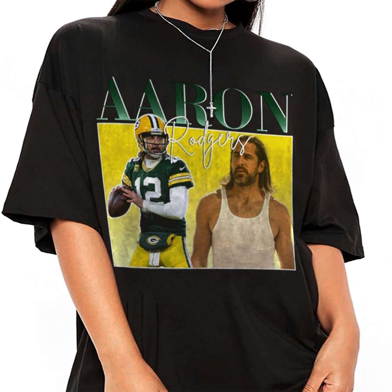 Official Aaron rodgers with the aaron jones T-shirt, hoodie