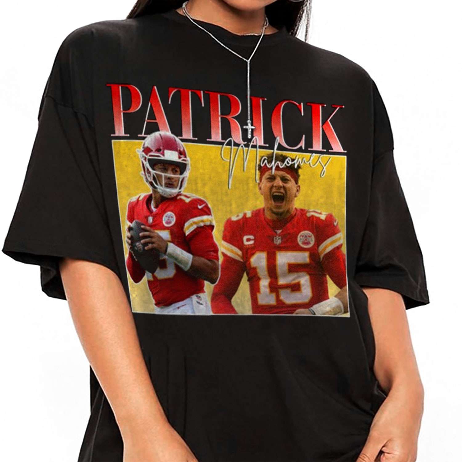 Patrick Mahomes 15 Kansas City Chiefs football poster shirt