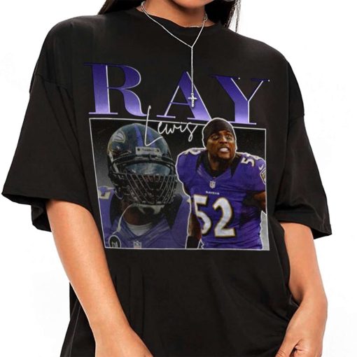 Mockup T Shirt 3 TSBN062 Ray Lewis Bootleg Style Baltimore Ravens