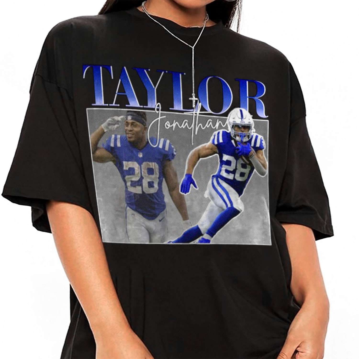 Jonathan Taylor Vintage Bootleg Style Indianapolis Colts T-Shirt