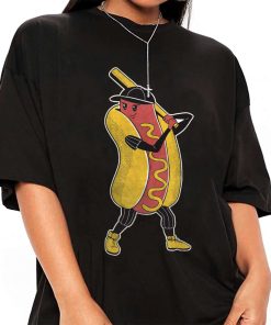 Mockup T Shirt GIRL BASE15 Hot Dog Baseball