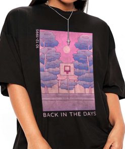 Mockup T Shirt GIRL BASK18 Retro Nostalgia Scene