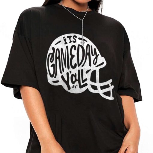 Mockup T Shirt GIRL FBALL18 Game Day Y all Funny