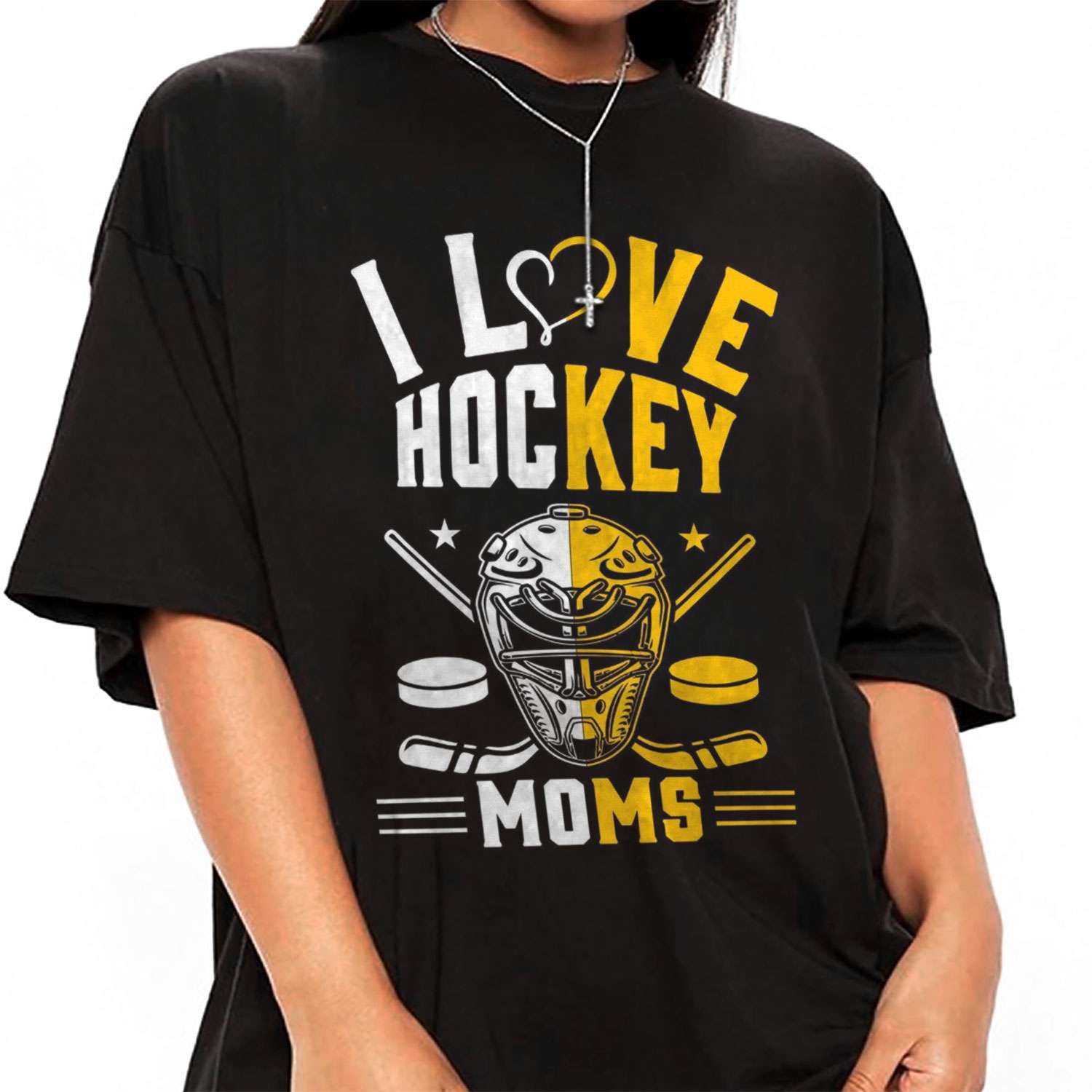 I Love Hockey Moms T-shirt