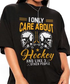 Mockup T Shirt GIRL ICEH12 I Only Care About Hockey And Like 3 Other People