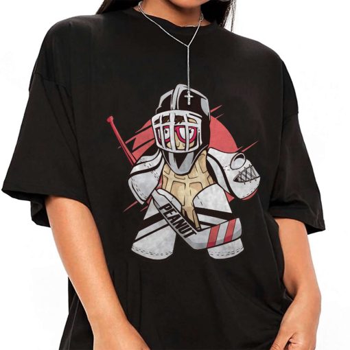 Mockup T Shirt GIRL ICEH17 Peanut Hockey Goalie