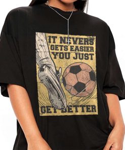 Mockup T Shirt GIRL SOCC04 Foot Kicking Soccer Ball