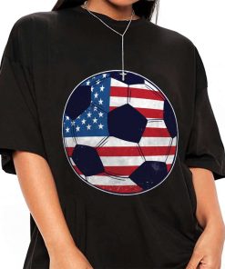 Mockup T Shirt GIRL SOCC11 USA Soccer Ball Quatar 2022