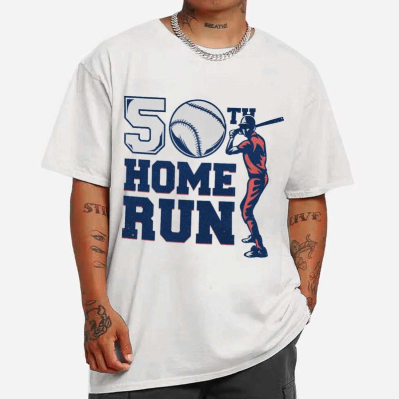 Mockup T Shirt MEN 1 BASE22 50Th Home Run Birthday