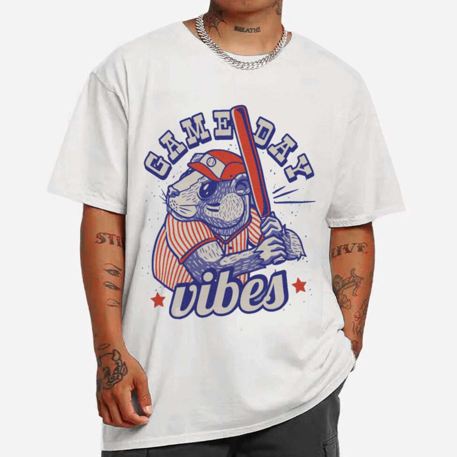 Baseball Beaver T-shirt