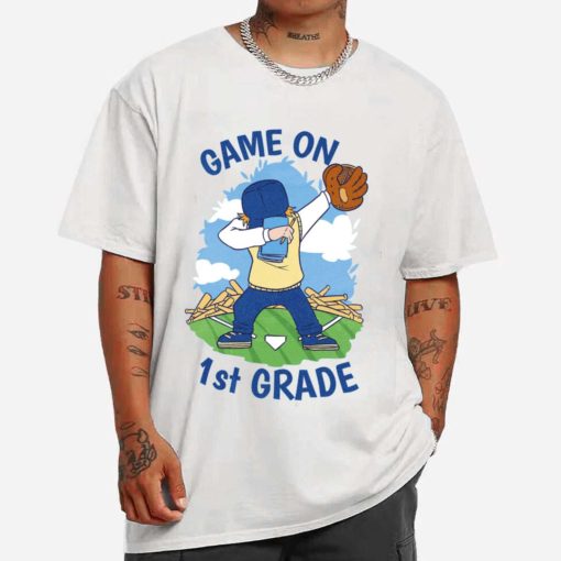Mockup T Shirt MEN 1 BASE26 Baseball Dabbing Kid