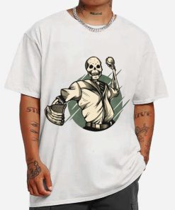 Mockup T Shirt MEN 1 BASE34 Baseball Skeleton
