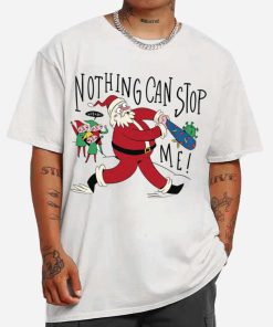 Mockup T Shirt MEN 1 BASE42 Santa Claus Hitting Covid