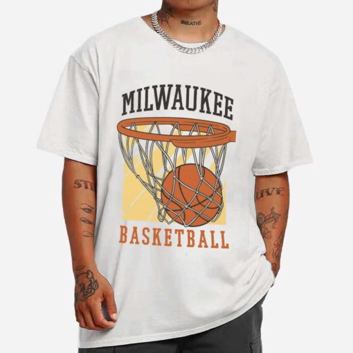 Mockup T Shirt MEN 1 BASK30 Basketball In Hoop Sport